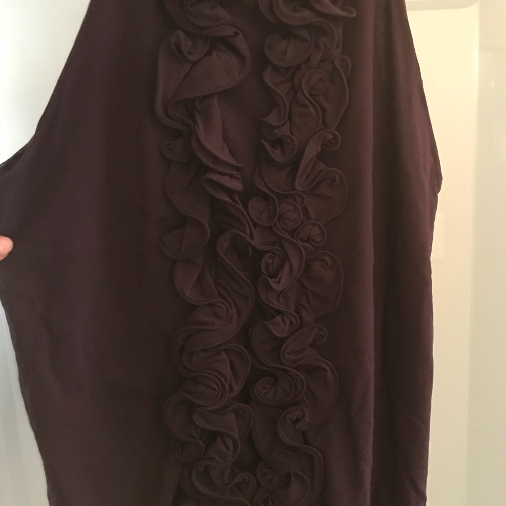 Limited Purple Ruffle Tank - Picture 2 of 3
